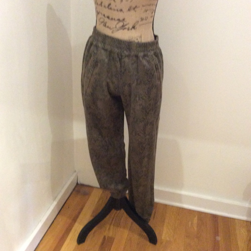 Faux Snake Jogger